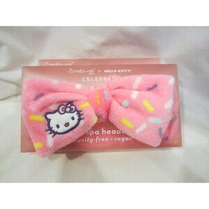 HELLO KITTY Plush Spa Headband PINK NEW IN BOX